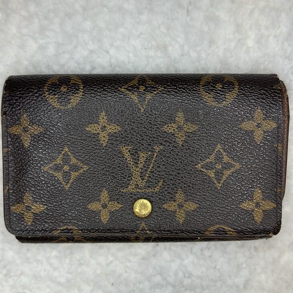 Authentic Louis Vuitton Monogram Porte Monnaie Billets Tresor Trifold Wallet - Picture 14 of 16